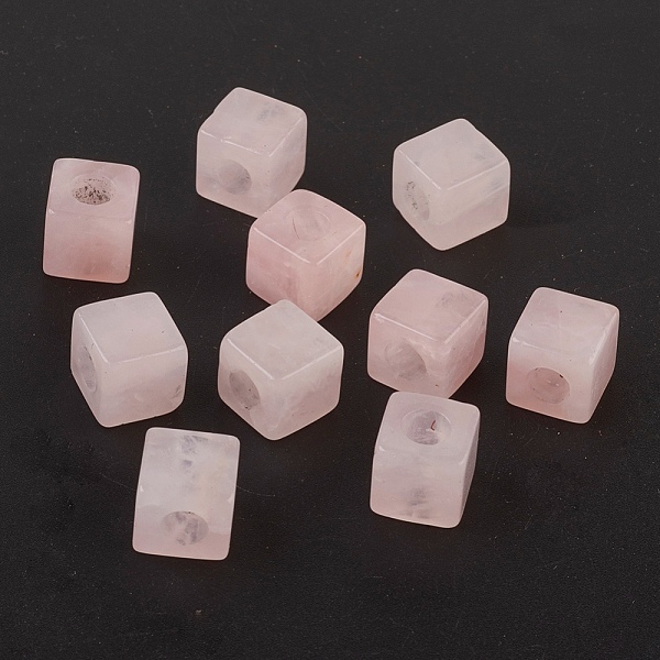 PandaHall Natural Rose Quartz European Beads, Large Hole Beads, Cube, 10x10x10mm, Hole: 4.5~5mm Rose Quartz Cube Pink
PandaHall Natural Rose Quartz European Beads, Large Hole Beads, Cube, 10x10x10mm, Hole: 4.5~5mm Rose Quartz Cube Pink