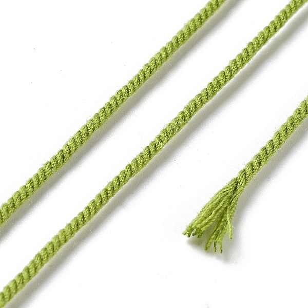 PandaHall Polyester Twisted Cord, Round, for DIY Jewelry Making, Yellow Green, 1.2mm, about 38.28 Yards(35m)/Roll Polyester
PandaHall Polyester Twisted Cord, Round, for DIY Jewelry Making, Yellow Green, 1.2mm, about 38.28 Yards(35m)/Roll Polyester