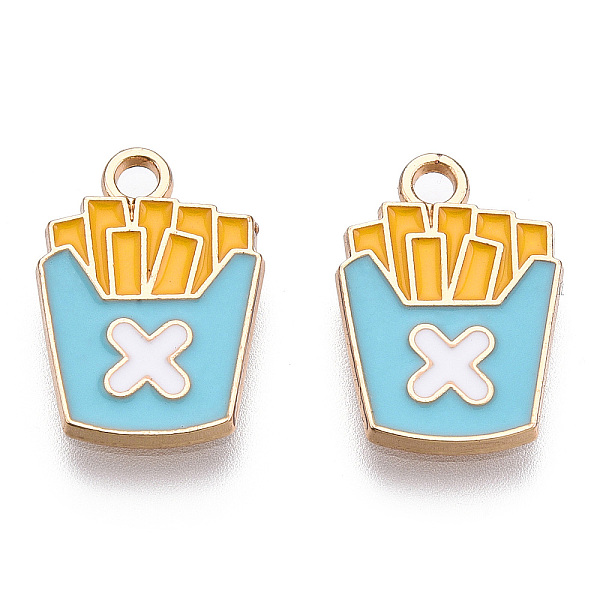 PandaHall Eco-Friendly Zinc Alloy Pendants, with Enamel, Cadmium Free & Nickel Free & Lead Free, Chips, Light Gold, Sky Blue, 18x13x2mm...
PandaHall Eco-Friendly Zinc Alloy Pendants, with Enamel, Cadmium Free & Nickel Free & Lead Free, Chips, Light Gold, Sky Blue, 18x13x2mm...