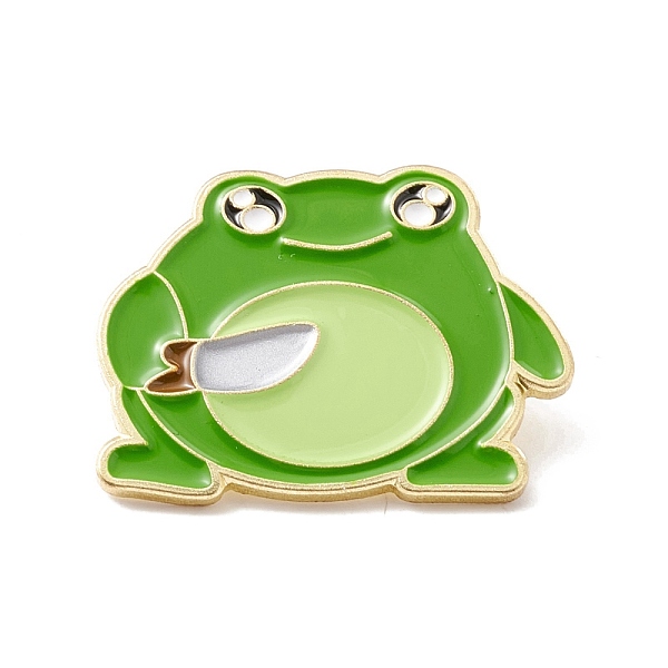 PandaHall Frog Enamel Pin, Animal Alloy Badge for Backpack Clothes, Golden, Green, 21x28x2mm, Pin: 1mm Alloy+Enamel Green
PandaHall Frog Enamel Pin, Animal Alloy Badge for Backpack Clothes, Golden, Green, 21x28x2mm, Pin: 1mm Alloy+Enamel Green