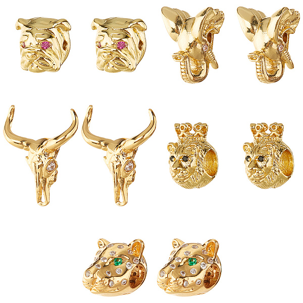 PandaHall 10Pcs 5 Style Brass Micro Pave Cubic Zirconia Beads, Mixed Shapes, Golden, 2pcs/style Brass+Cubic Zirconia Mixed Shapes
PandaHall 10Pcs 5 Style Brass Micro Pave Cubic Zirconia Beads, Mixed Shapes, Golden, 2pcs/style Brass+Cubic Zirconia Mixed Shapes