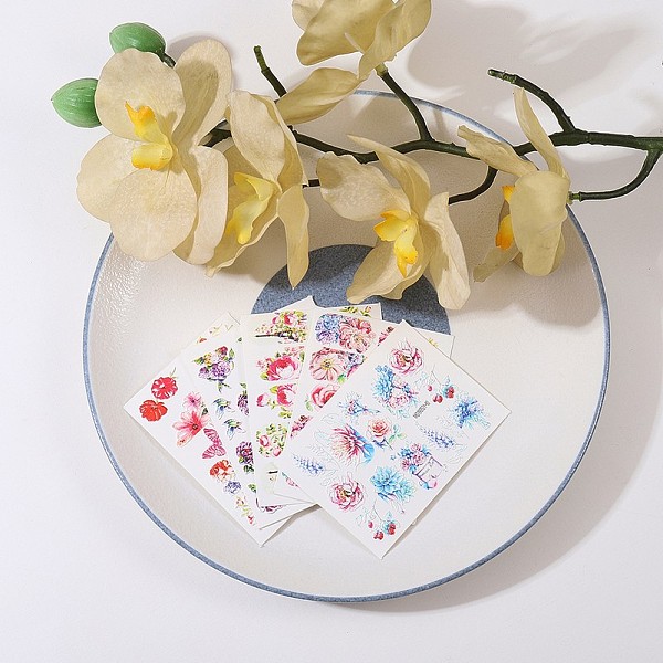PandaHall Flower Nail Stickers, Self-adhesive Nail Art Decals Supplies, for Woman Girls DIY Manicure Design, Mixed Color, 6.9x5cm Paper..., Multicolor
PandaHall Flower Nail Stickers, Self-adhesive Nail Art Decals Supplies, for Woman Girls DIY Manicure Design, Mixed Color, 6.9x5cm Paper..., Multicolor