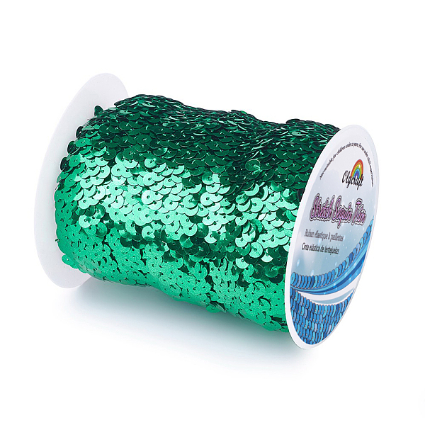 PandaHall OLYCRAFT 10M Elastic Sequin Trim Metallic Stretch Sequin Trim 3-Row Fabric Paillette Ribbon Trim for Dress Embellish and Headband..., Green
PandaHall OLYCRAFT 10M Elastic Sequin Trim Metallic Stretch Sequin Trim 3-Row Fabric Paillette Ribbon Trim for Dress Embellish and Headband..., Green