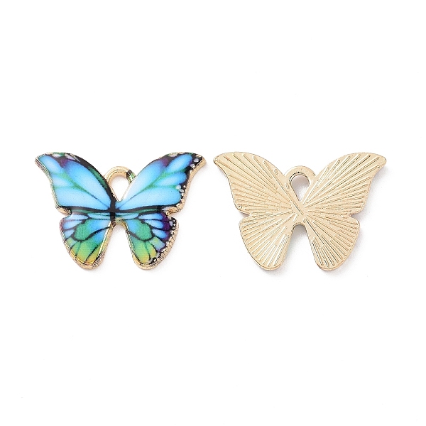PandaHall Alloy Enamel Pendants, Light Gold, Cadmium Free & Nickel Free & Lead Free, Butterfly Charm, Light Sky Blue, 15x21.5x1.5mm, Hole...
PandaHall Alloy Enamel Pendants, Light Gold, Cadmium Free & Nickel Free & Lead Free, Butterfly Charm, Light Sky Blue, 15x21.5x1.5mm, Hole...