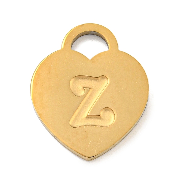 PandaHall Ion Plating(IP) 304 Stainless Steel Pendants, Laser Cut, Heart with Letter Charm, Golden, Letter Z, 15x12x1mm, Hole: 3x3.5mm 304...
PandaHall Ion Plating(IP) 304 Stainless Steel Pendants, Laser Cut, Heart with Letter Charm, Golden, Letter Z, 15x12x1mm, Hole: 3x3.5mm 304...
