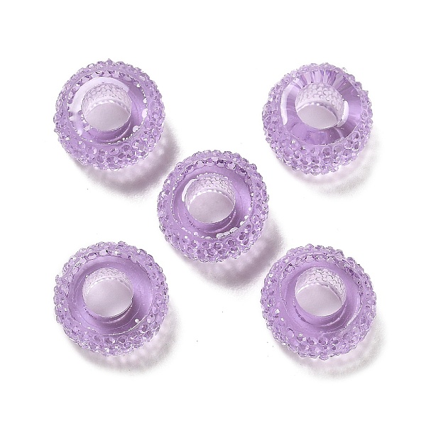 PandaHall Transparent Resin European Beads, Large Hole Beads, Textured Rondelle, Plum, 12x6.5mm, Hole: 5mm Resin Rondelle Purple
PandaHall Transparent Resin European Beads, Large Hole Beads, Textured Rondelle, Plum, 12x6.5mm, Hole: 5mm Resin Rondelle Purple