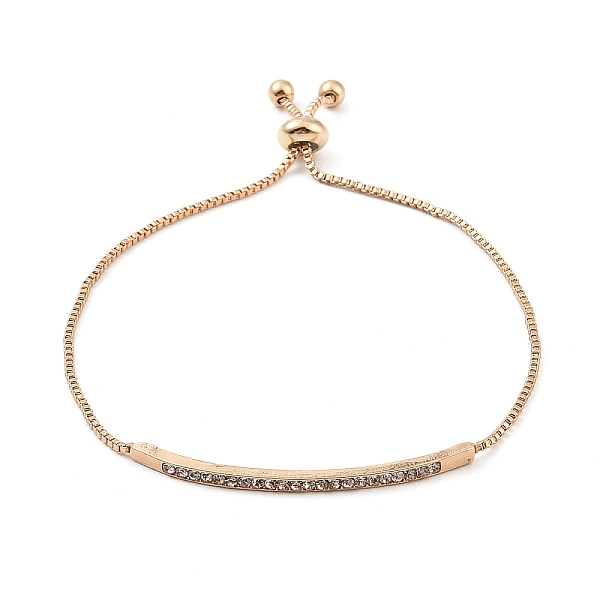 PandaHall Alloy Crystal Rhinestone Box Chain Slider Bracelets, Adjustable Curved Rectangle Bracelets for Women, Light Gold, Inner Diameter..., Clear
PandaHall Alloy Crystal Rhinestone Box Chain Slider Bracelets, Adjustable Curved Rectangle Bracelets for Women, Light Gold, Inner Diameter..., Clear