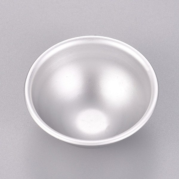 PandaHall Aluminium Alloy Bath Bomb Mold, for Bath Bombs Handmade Soaps, Half Round, Silver, 46.5x21mm Aluminum Alloy Silver
PandaHall Aluminium Alloy Bath Bomb Mold, for Bath Bombs Handmade Soaps, Half Round, Silver, 46.5x21mm Aluminum Alloy Silver
