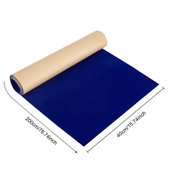 PandaHall BENECREAT Self Adhesive Velvet Flocking Fabric, for Jewelry Drawer Craft Fabric Peel Stick, Dark Blue, 40x0.06cm Velvet
PandaHall BENECREAT Self Adhesive Velvet Flocking Fabric, for Jewelry Drawer Craft Fabric Peel Stick, Dark Blue, 40x0.06cm Velvet