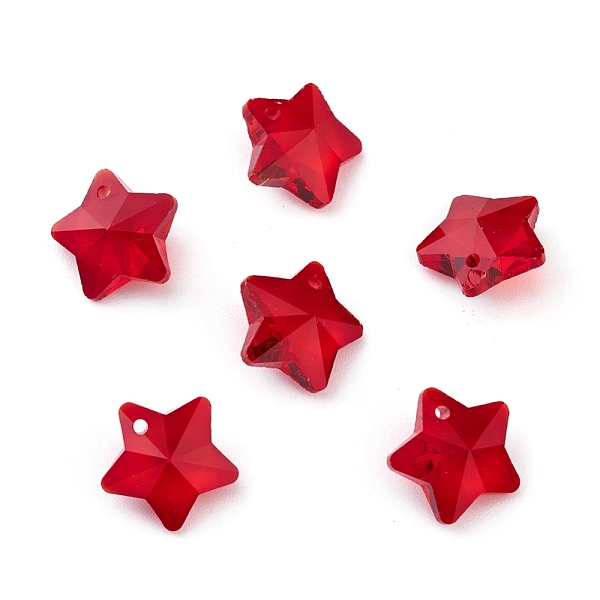 PandaHall Transparent Glass Pendants, Faceted, Star Charms, Red, 13x13.5x7mm, Hole: 1mm Glass Star Red
PandaHall Transparent Glass Pendants, Faceted, Star Charms, Red, 13x13.5x7mm, Hole: 1mm Glass Star Red