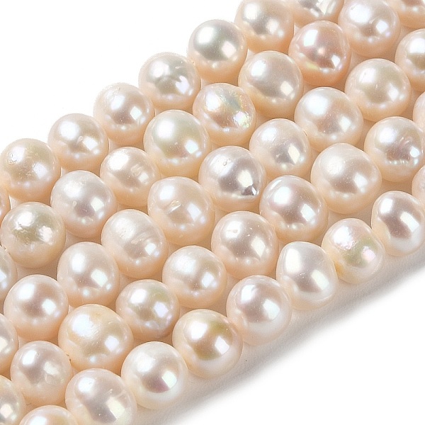 PandaHall Natural Cultured Freshwater Pearl Beads Strands, Potato, Grade 2A, PapayaWhip, 5.5~8x7~8mm, Hole: 0.5mm, about 54pcs/strand, 13.78..., Orange
PandaHall Natural Cultured Freshwater Pearl Beads Strands, Potato, Grade 2A, PapayaWhip, 5.5~8x7~8mm, Hole: 0.5mm, about 54pcs/strand, 13.78..., Orange
