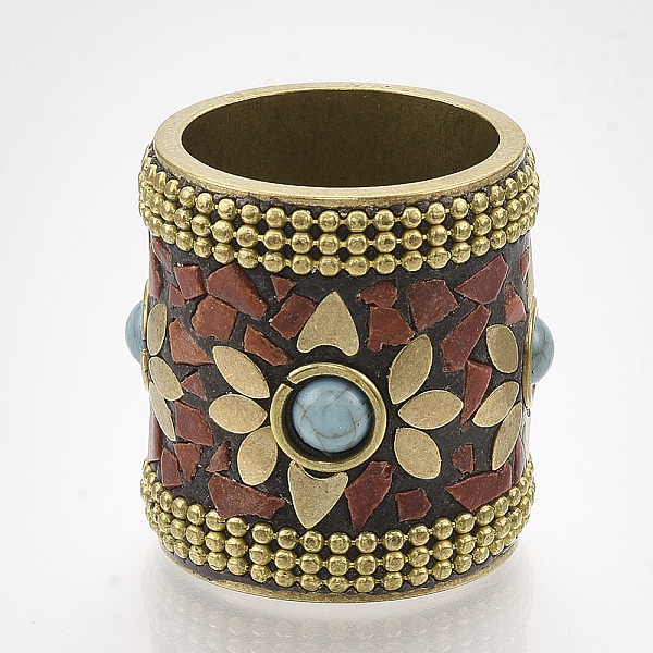 PandaHall Handmade Indonesia Beads, with Brass Findings, Column, Red, 30x30.5mm, Hole: 22mm Polymer Clay Column Red
PandaHall Handmade Indonesia Beads, with Brass Findings, Column, Red, 30x30.5mm, Hole: 22mm Polymer Clay Column Red