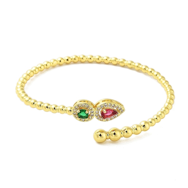PandaHall Brass Micro Pave Cubic Zirconia Cuff Bangles, Long-Lasting Plated, Cadmium Free & Lead Free, Real 18K Gold Plated, Inner Diameter...
PandaHall Brass Micro Pave Cubic Zirconia Cuff Bangles, Long-Lasting Plated, Cadmium Free & Lead Free, Real 18K Gold Plated, Inner Diameter...