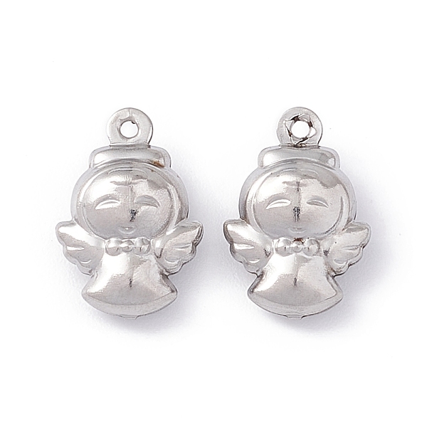 PandaHall 304 Stainless Steel Charms, Angel, Stainless Steel Color, 14.5x10x5.5mm, Hole: 1mm 304 Stainless Steel Angel & Fairy
PandaHall 304 Stainless Steel Charms, Angel, Stainless Steel Color, 14.5x10x5.5mm, Hole: 1mm 304 Stainless Steel Angel & Fairy