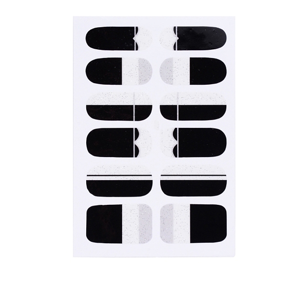 PandaHall Full Cover Glitter Nail Polish Strips, Self Adhesive Nail Wraps Decals, For Girls Manicure DIY Nail Tips Decorations, None Pattern..., Black
PandaHall Full Cover Glitter Nail Polish Strips, Self Adhesive Nail Wraps Decals, For Girls Manicure DIY Nail Tips Decorations, None Pattern..., Black