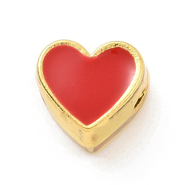 PandaHall Eco-friendly Rack Plating Brass Enamel Beads, Cadmium Free & Lead Free, Long-Lasting Plated, Real 18K Gold Plated, Heart, Red...
PandaHall Eco-friendly Rack Plating Brass Enamel Beads, Cadmium Free & Lead Free, Long-Lasting Plated, Real 18K Gold Plated, Heart, Red...