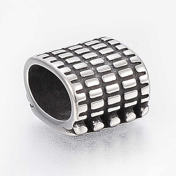 PandaHall 304 Stainless Steel Slide Charms, Rectangle, Antique Silver, 13x11.5x8mm, Hole: 10x6mm 304 Stainless Steel Rectangle
PandaHall 304 Stainless Steel Slide Charms, Rectangle, Antique Silver, 13x11.5x8mm, Hole: 10x6mm 304 Stainless Steel Rectangle