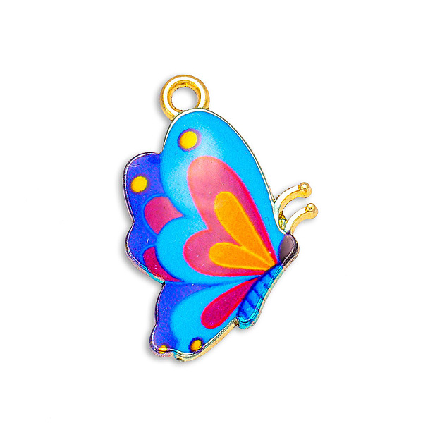 PandaHall Alloy Pendants, with Enamel, Golden, Butterfly, Deep Sky Blue, 24x16mm Alloy+Enamel Butterfly
PandaHall Alloy Pendants, with Enamel, Golden, Butterfly, Deep Sky Blue, 24x16mm Alloy+Enamel Butterfly