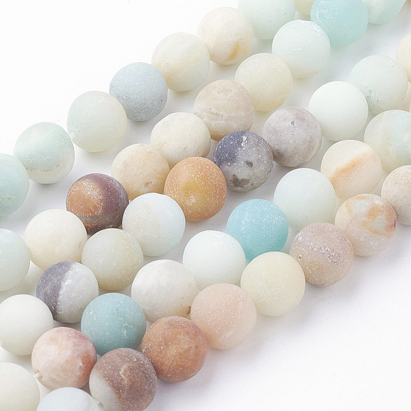 PandaHall Natural Flower Amazonite Bead Strands, Round, Frosted, 8~8.5mm, Hole: 1.5mm, about 45~47pcs/strand, 14.9 inch(38cm) Flower...
PandaHall Natural Flower Amazonite Bead Strands, Round, Frosted, 8~8.5mm, Hole: 1.5mm, about 45~47pcs/strand, 14.9 inch(38cm) Flower...