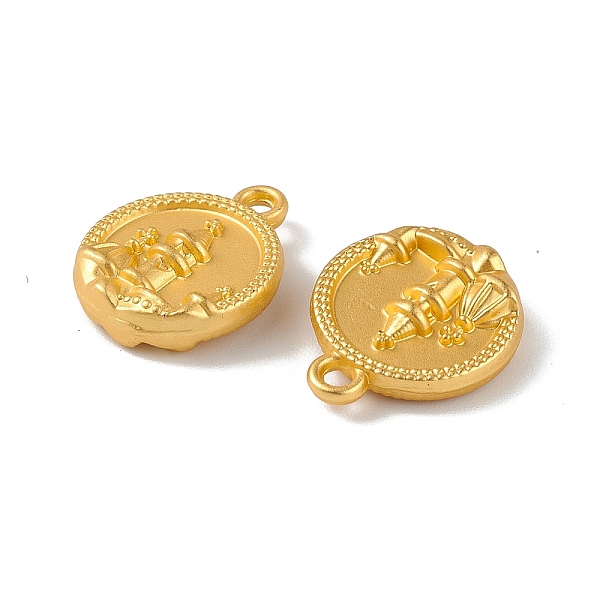 PandaHall Alloy Pendants, Flat Round with Castle Charm, Golden, 15.5x13x4mm, Hole: 1.5mm Alloy Flat Round
PandaHall Alloy Pendants, Flat Round with Castle Charm, Golden, 15.5x13x4mm, Hole: 1.5mm Alloy Flat Round