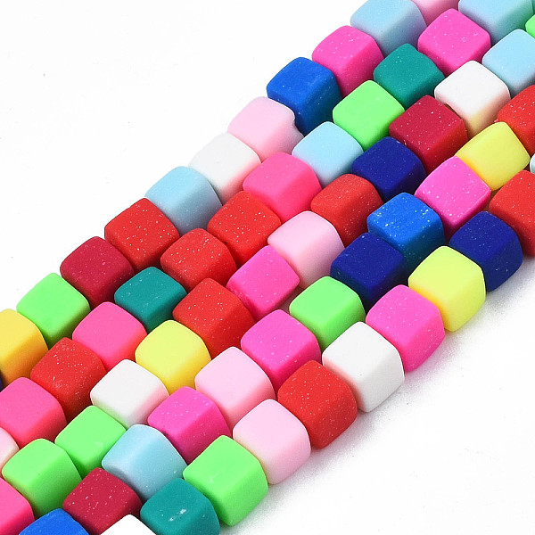 PandaHall Handmade Polymer Clay Beads Strands, Cube, Colorful, 4x4x4mm, Hole: 1.4mm, about 89~91pcs/strand, 15.55 inch~15.94 inch...
PandaHall Handmade Polymer Clay Beads Strands, Cube, Colorful, 4x4x4mm, Hole: 1.4mm, about 89~91pcs/strand, 15.55 inch~15.94 inch...