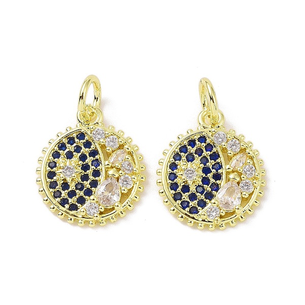 PandaHall Real 18K Gold Plated Brass Micro Pave Cubic Zirconia Pendants, with Jump Ring, Evil Eye Charms, Dark Blue, 16.5x14x3mm, Hole: 4mm...
PandaHall Real 18K Gold Plated Brass Micro Pave Cubic Zirconia Pendants, with Jump Ring, Evil Eye Charms, Dark Blue, 16.5x14x3mm, Hole: 4mm...