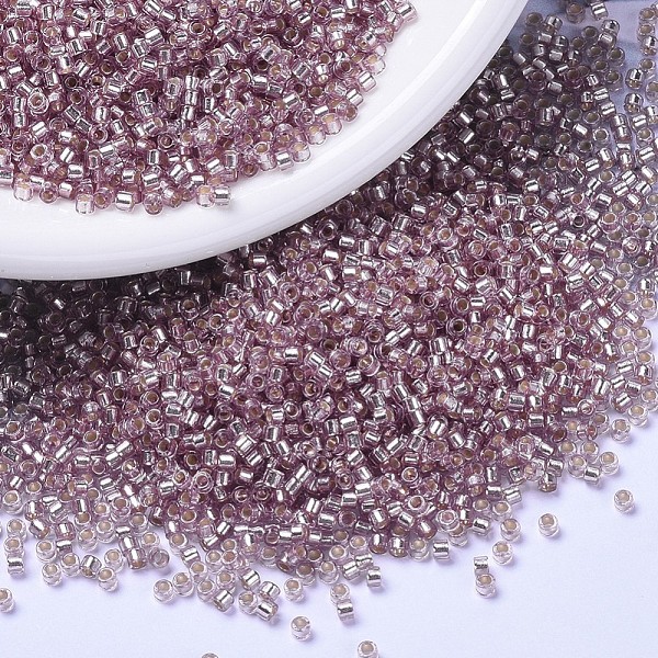 PandaHall MIYUKI Delica Beads, Cylinder, Japanese Seed Beads, 11/0, (DB1434) Silver Lined Pale Rose, 1.3x1.6mm, Hole: 0.8mm, about..., Purple
PandaHall MIYUKI Delica Beads, Cylinder, Japanese Seed Beads, 11/0, (DB1434) Silver Lined Pale Rose, 1.3x1.6mm, Hole: 0.8mm, about..., Purple
