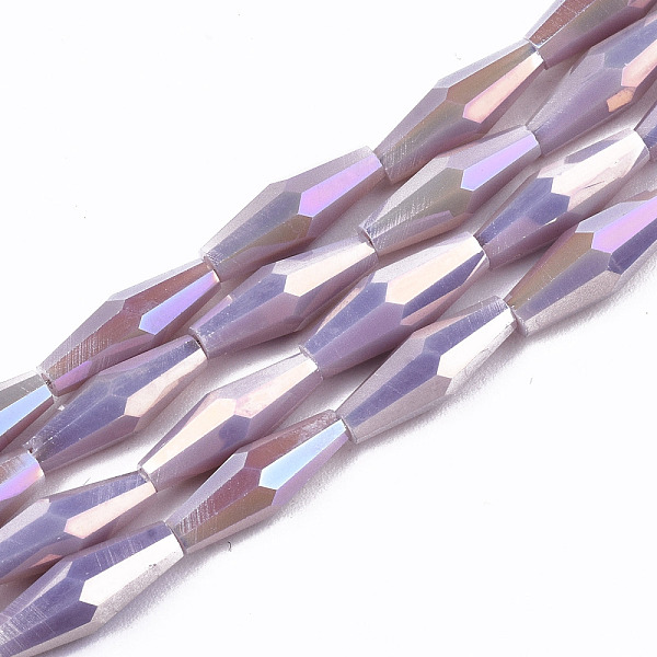 PandaHall Electroplate Glass Beads Strands, AB Color Plated, Faceted Bicone, Old Rose, 12x4mm, Hole: 0.8mm, about 59~60pcs/strand, 27.56...
PandaHall Electroplate Glass Beads Strands, AB Color Plated, Faceted Bicone, Old Rose, 12x4mm, Hole: 0.8mm, about 59~60pcs/strand, 27.56...