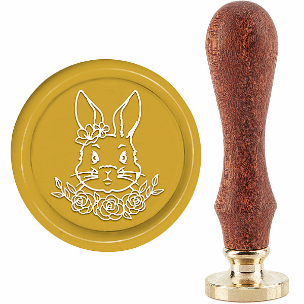PandaHall CRASPIRE Easter Wax Seal Stamp Rabbit Sealing Wax Stamps Rose 30mm Retro Vintage Removable Brass Stamp Head with Wood Handle for...
PandaHall CRASPIRE Easter Wax Seal Stamp Rabbit Sealing Wax Stamps Rose 30mm Retro Vintage Removable Brass Stamp Head with Wood Handle for...