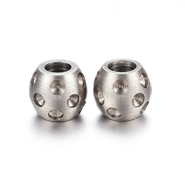 PandaHall 304 Stainless Steel European Bead Rhinestone Settings, Rondelle, Stainless Steel Color, 10x9mm, Hole: 4.5mm, Fit For 2.5mm...
PandaHall 304 Stainless Steel European Bead Rhinestone Settings, Rondelle, Stainless Steel Color, 10x9mm, Hole: 4.5mm, Fit For 2.5mm...