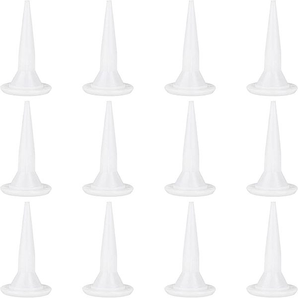 PandaHall Reusable Silicone Caulking Nozzle Applicators, Cones Nozzles, White, 54x102mm, Hole: 3mm, Inner Diameter: 33mm Silicone Cone White
PandaHall Reusable Silicone Caulking Nozzle Applicators, Cones Nozzles, White, 54x102mm, Hole: 3mm, Inner Diameter: 33mm Silicone Cone White