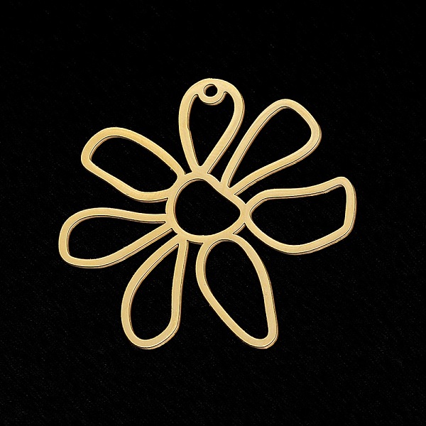 PandaHall 201 Stainless Steel Pendants, Laser Cut, Flower, Golden, 34.5x35x1mm, Hole: 1.6mm 201 Stainless Steel Flower
PandaHall 201 Stainless Steel Pendants, Laser Cut, Flower, Golden, 34.5x35x1mm, Hole: 1.6mm 201 Stainless Steel Flower