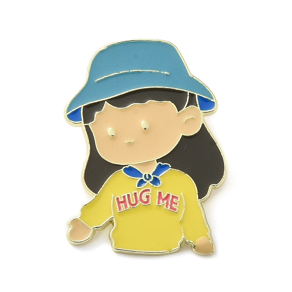 PandaHall Girl Zinc Alloy Enamel Pin Brooch, Valentine Theme, Golden, Yellow, 32x24x1.3mm Alloy+Enamel Human Yellow
PandaHall Girl Zinc Alloy Enamel Pin Brooch, Valentine Theme, Golden, Yellow, 32x24x1.3mm Alloy+Enamel Human Yellow