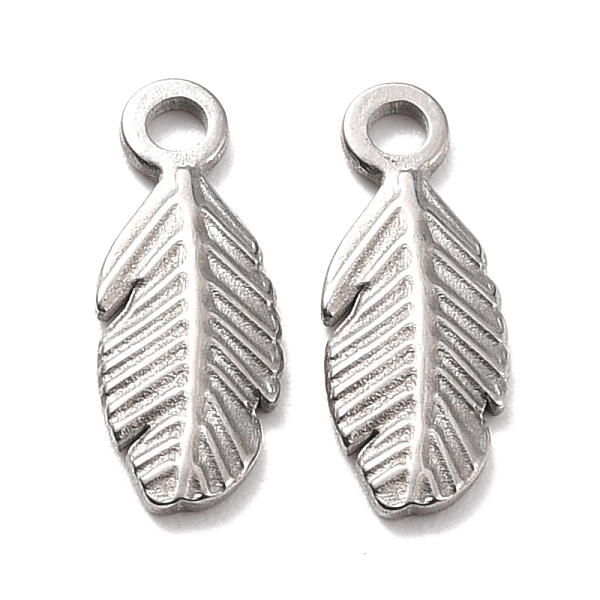 PandaHall 304 Stainless Steel Pendants, Leaf, Stainless Steel Color, 15.5x6x1.5mm, Hole: 1.8mm 304 Stainless Steel Leaf
PandaHall 304 Stainless Steel Pendants, Leaf, Stainless Steel Color, 15.5x6x1.5mm, Hole: 1.8mm 304 Stainless Steel Leaf