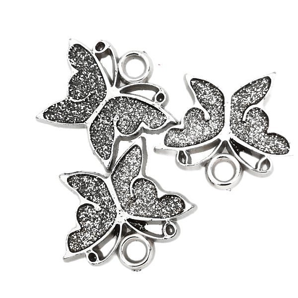 PandaHall CCB Plastic Pendants, Glitter Powder, Buterfully Shape, Platinum, Silver, 22x26x3mm Plastic Butterfly Silver
PandaHall CCB Plastic Pendants, Glitter Powder, Buterfully Shape, Platinum, Silver, 22x26x3mm Plastic Butterfly Silver