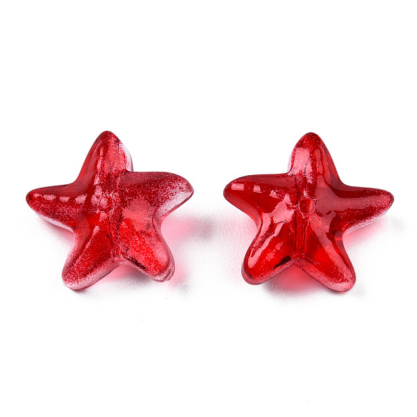 PandaHall Transparent Spray Painted Glass Beads, Starfish, Red, 14x15x6.5mm, Hole: 1mm Glass Starfish Red
PandaHall Transparent Spray Painted Glass Beads, Starfish, Red, 14x15x6.5mm, Hole: 1mm Glass Starfish Red