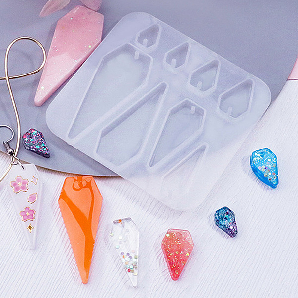 PandaHall DIY Pendant Silicone Molds, Resin Casting Molds, for UV Resin, Epoxy Resin Jewelry Making, Diamond Pattern, 71x75x5mm, Hole: 1.5mm..., White
PandaHall DIY Pendant Silicone Molds, Resin Casting Molds, for UV Resin, Epoxy Resin Jewelry Making, Diamond Pattern, 71x75x5mm, Hole: 1.5mm..., White