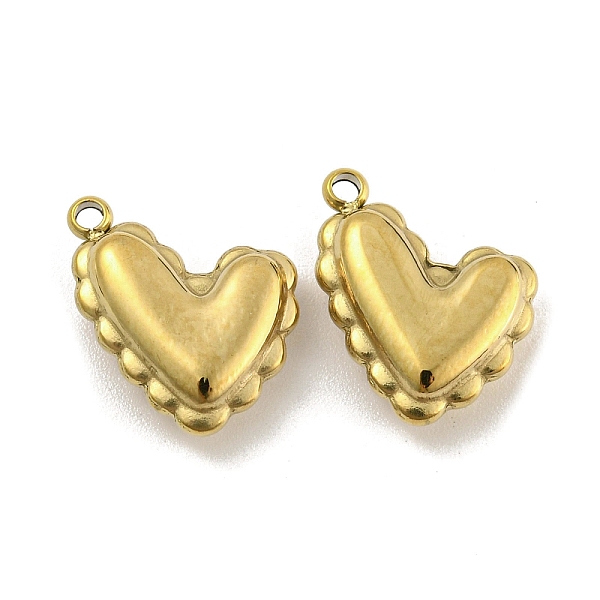 PandaHall 304 Stainless Steel Charms, Heart Charm, Real 14K Gold Plated, 14x10.5x4mm, Hole: 1.4mm 304 Stainless Steel Heart
PandaHall 304 Stainless Steel Charms, Heart Charm, Real 14K Gold Plated, 14x10.5x4mm, Hole: 1.4mm 304 Stainless Steel Heart