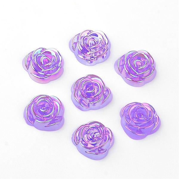 PandaHall Acrylic Cabochons, AB Color Plated, Rose, Medium Purple, 15x14x5mm Acrylic Flower Purple
PandaHall Acrylic Cabochons, AB Color Plated, Rose, Medium Purple, 15x14x5mm Acrylic Flower Purple