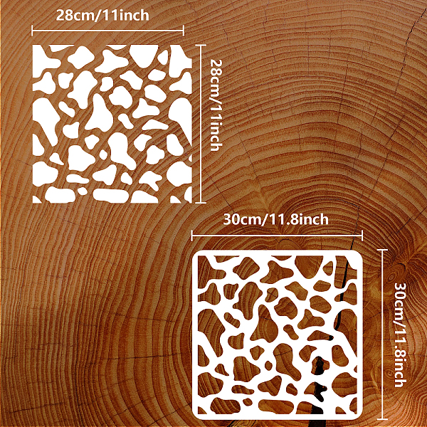 PandaHall FINGERINSPIRE Cow Spots Stencil 11.8x11.8 inch Cow Print Drawing Painting Stencil Plastic Animal Print Stencil Large Reusable...
PandaHall FINGERINSPIRE Cow Spots Stencil 11.8x11.8 inch Cow Print Drawing Painting Stencil Plastic Animal Print Stencil Large Reusable...
