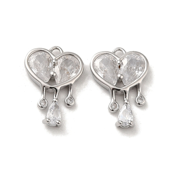 PandaHall Brass with Glass Rhinestone Pendants, Heart Charms, Real Platinum Plated, 18x12.5x3.5mm, Hole: 1.6mm Brass+Glass Heart
PandaHall Brass with Glass Rhinestone Pendants, Heart Charms, Real Platinum Plated, 18x12.5x3.5mm, Hole: 1.6mm Brass+Glass Heart
