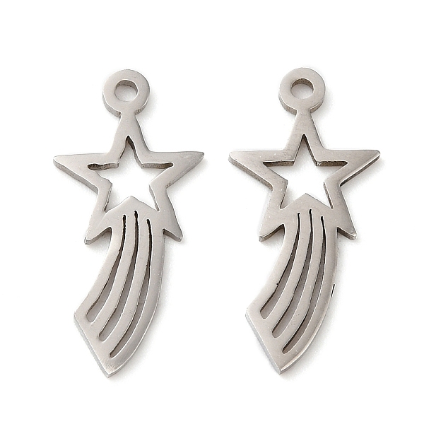 PandaHall 201 Stainless Steel Pendants, Star Charm, Stainless Steel Color, 21x10x1mm, Hole: 1.4mm 201 Stainless Steel Star
PandaHall 201 Stainless Steel Pendants, Star Charm, Stainless Steel Color, 21x10x1mm, Hole: 1.4mm 201 Stainless Steel Star