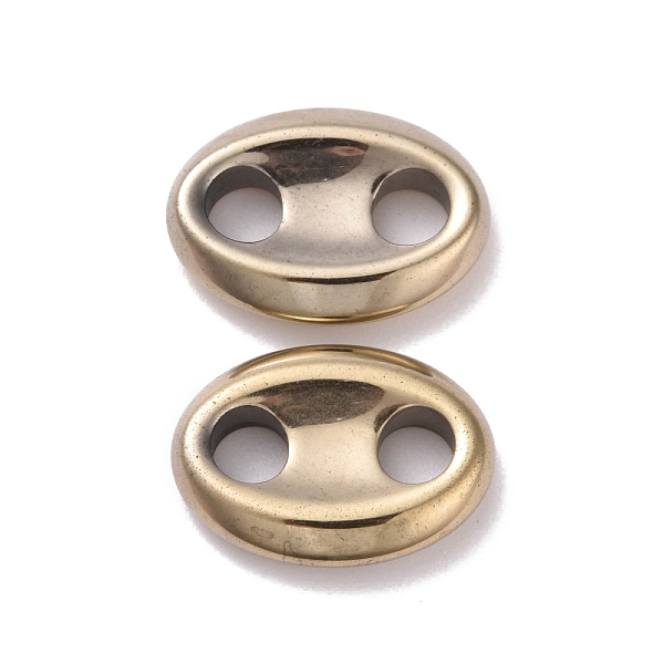 PandaHall Vacuum Plating Non-magnetic Synthetic Hematite Connector Charms, Oval, Mixed Color, 13x18x3.5mm, Hole: 4.5mm Non-magnetic Hematite...
PandaHall Vacuum Plating Non-magnetic Synthetic Hematite Connector Charms, Oval, Mixed Color, 13x18x3.5mm, Hole: 4.5mm Non-magnetic Hematite...
