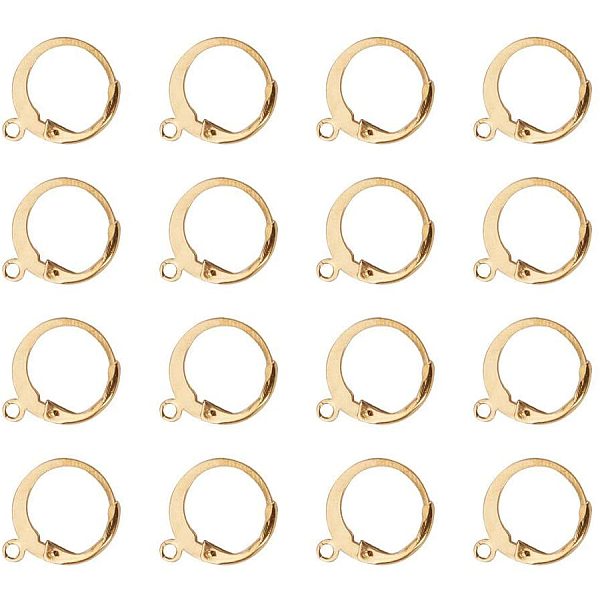 PandaHall 50 pcs 304 Stainless Steel Lever Back Hoop Earring for DIY Jewelry Making, 14.5x12mm, Hole: 1mm Pin: 0.8x1mm, Golden 304...
PandaHall 50 pcs 304 Stainless Steel Lever Back Hoop Earring for DIY Jewelry Making, 14.5x12mm, Hole: 1mm Pin: 0.8x1mm, Golden 304...