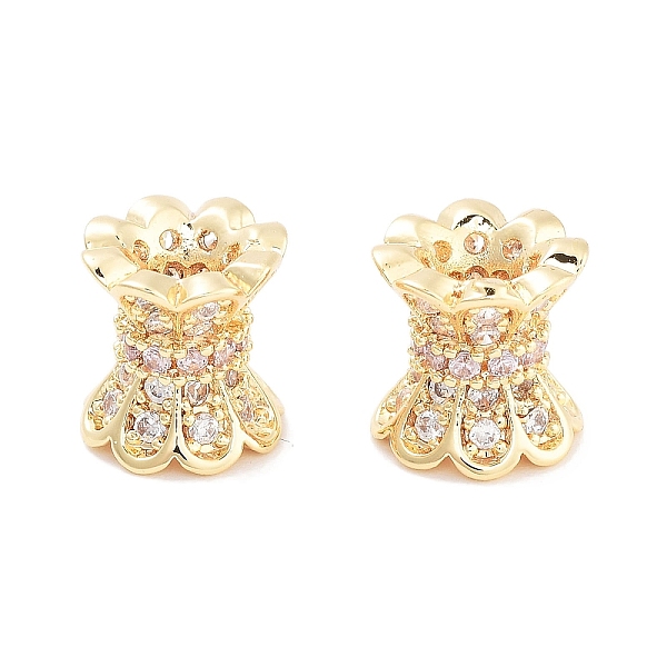 PandaHall Brass Micro Pave Clear Cubic Zirconia Beads, Column, Real 18K Gold Plated, Wavy edge, Pink, 8.2x8mm, Hole: 1.8mm Brass+Cubic...
PandaHall Brass Micro Pave Clear Cubic Zirconia Beads, Column, Real 18K Gold Plated, Wavy edge, Pink, 8.2x8mm, Hole: 1.8mm Brass+Cubic...
