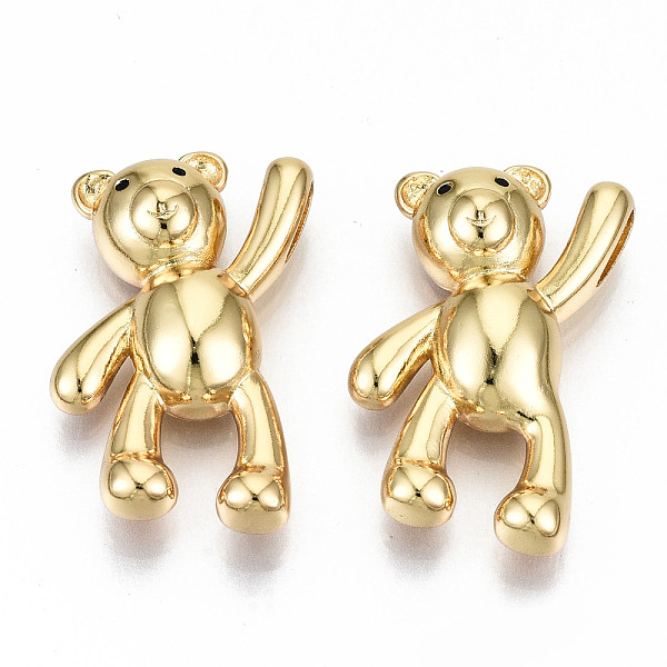 PandaHall Brass Micro Pave Black Cubic Zirconia Cabochons, Nickel Free, Bear, Real 16K Gold Plated, 24x16x5.5mm Brass Bear Black
PandaHall Brass Micro Pave Black Cubic Zirconia Cabochons, Nickel Free, Bear, Real 16K Gold Plated, 24x16x5.5mm Brass Bear Black