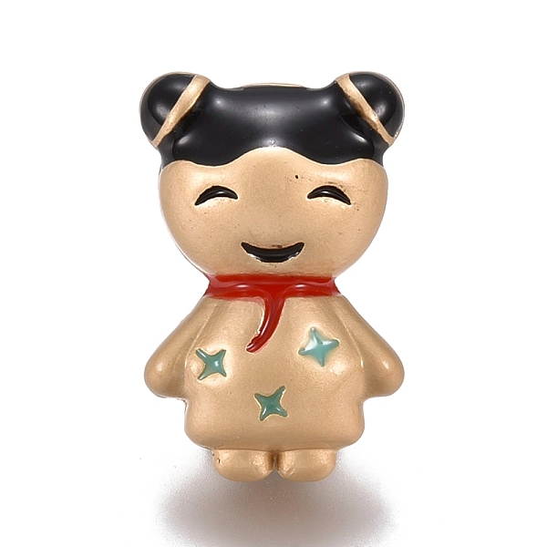 PandaHall Alloy Enamel Beads, Girl, Matte Gold Color, Colorful, 18x11.7x10mm, Hole: 5x4mm Alloy+Enamel Human
PandaHall Alloy Enamel Beads, Girl, Matte Gold Color, Colorful, 18x11.7x10mm, Hole: 5x4mm Alloy+Enamel Human