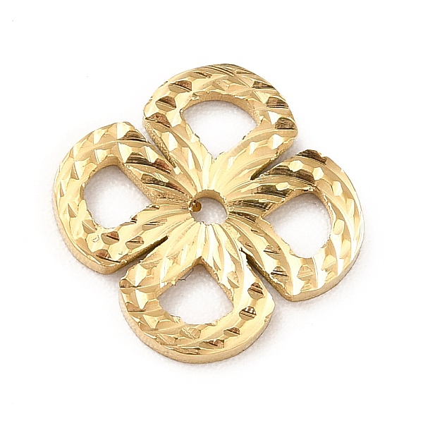 PandaHall 304 Stainless Steel Spacer Beads, Textured, Flower, Real 14K Gold Plated, 12x12x1mm, Hole: 1.2mm 304 Stainless Steel Flower
PandaHall 304 Stainless Steel Spacer Beads, Textured, Flower, Real 14K Gold Plated, 12x12x1mm, Hole: 1.2mm 304 Stainless Steel Flower