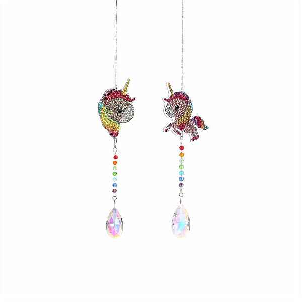 PandaHall Unicorn Pattern DIY Diamond Painting Suncatcher Pendant Decoration Kit, Including Acrylic Board, Resin Rhinestones Bag, Diamond...
PandaHall Unicorn Pattern DIY Diamond Painting Suncatcher Pendant Decoration Kit, Including Acrylic Board, Resin Rhinestones Bag, Diamond...
