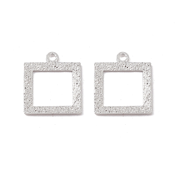 PandaHall Brass Pendants, Cadmium Free & Lead Free, Textured, Rectangle Charm, 925 Sterling Silver Plated, 12x10x0.5mm, Hole: 1mm Brass...
PandaHall Brass Pendants, Cadmium Free & Lead Free, Textured, Rectangle Charm, 925 Sterling Silver Plated, 12x10x0.5mm, Hole: 1mm Brass...